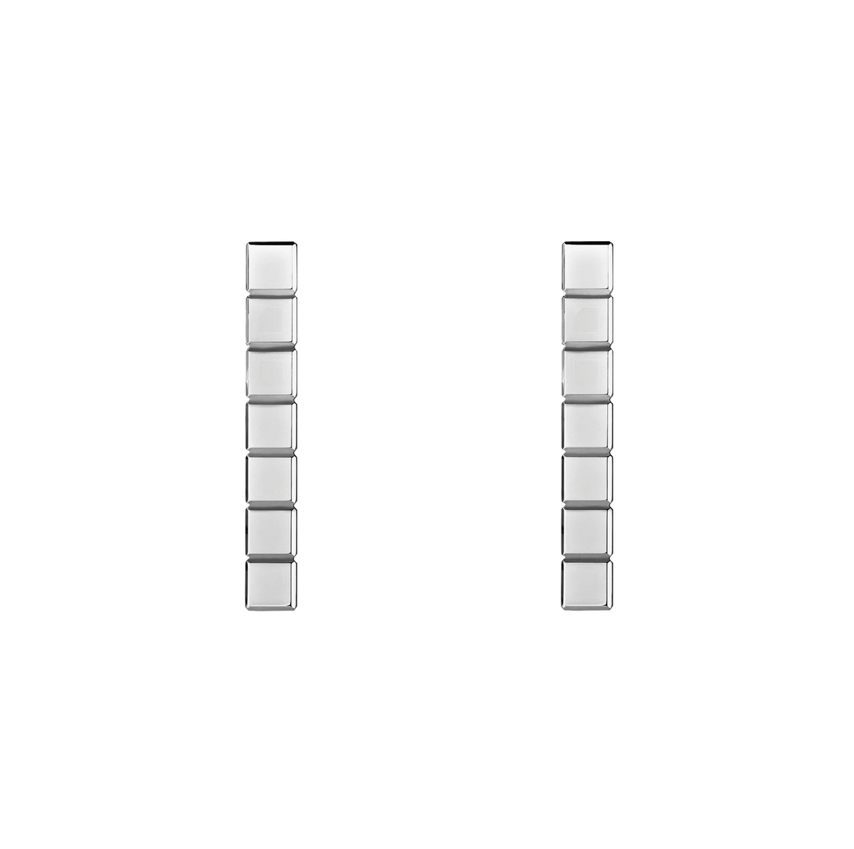 Chopard Ice Cube Silver Earrings