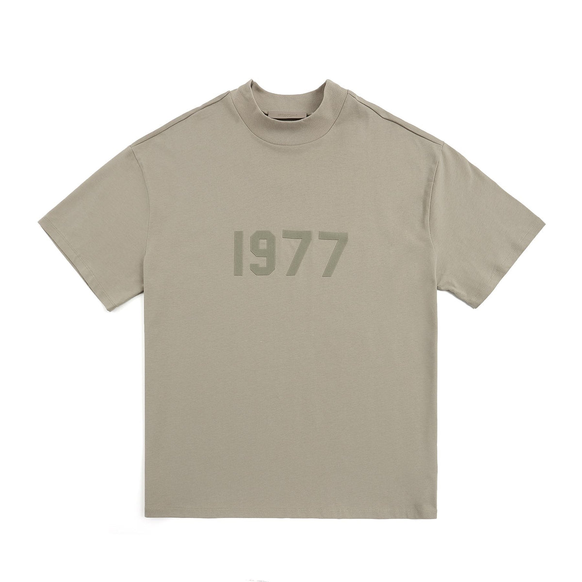 ESSENTIALS 1977 Tonal Wordmark Mock-Neck T-Shirt — front