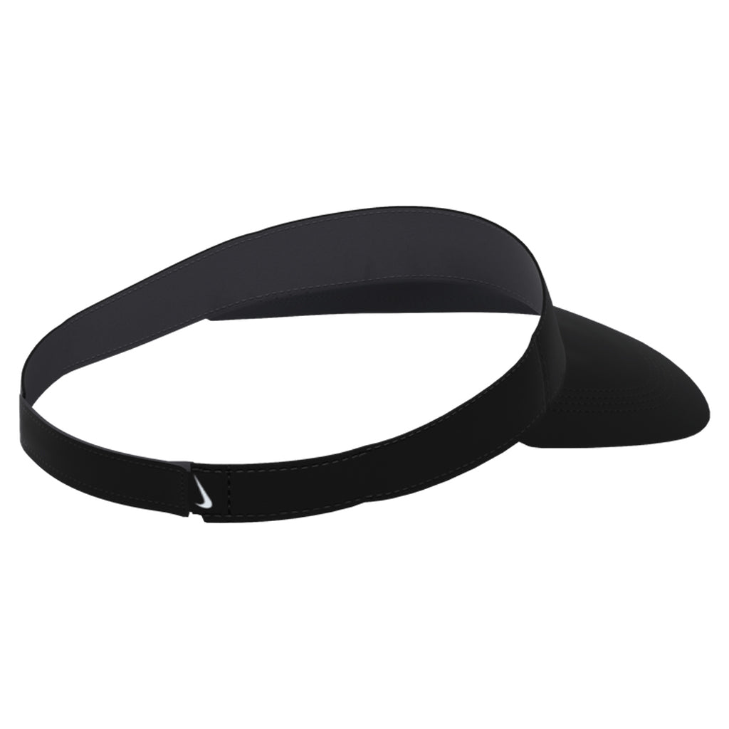 Nike Swoosh Ace Visor in Black / Anthracite / White