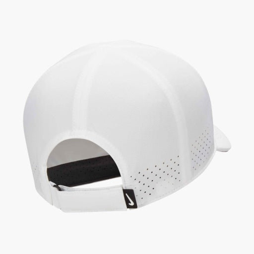 Nike Unisex Dri-FIT Advantage Club Unstructured Tennis Cap white / black